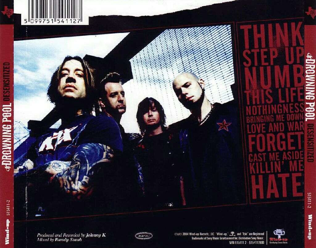 Desensitized - Drowning Pool (CD) music collectible [Barcode 827969189429] - Main Image 2