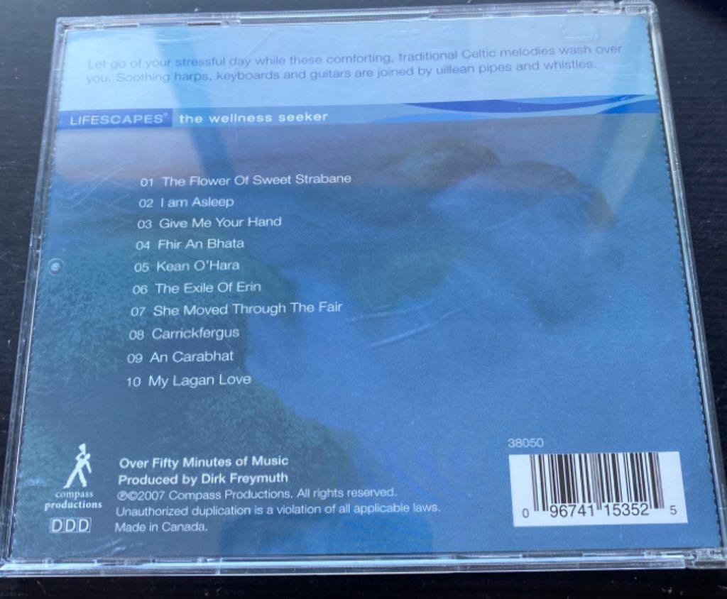 Lifescapes: Celtic Music For Stress Relief - celtic (CD) music collectible [Barcode 096741153525] - Main Image 2