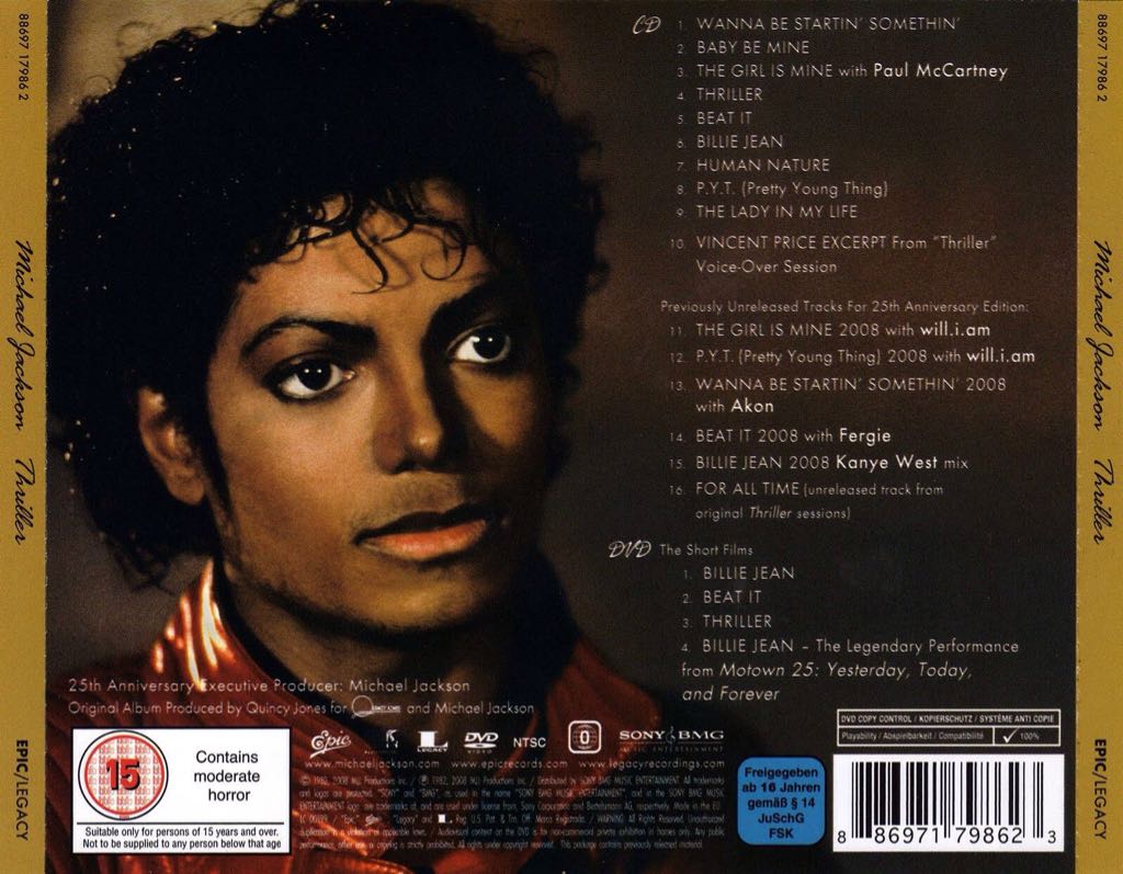 Michael Jackson Thriller - Michael Jackson (12”) music collectible - Main Image 2