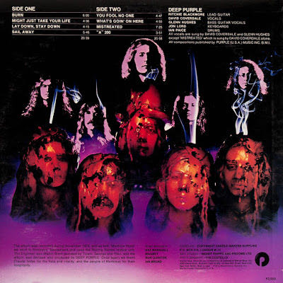 Burn - Deep Purple (CD - 72) music collectible [Barcode 075992728324] - Main Image 2