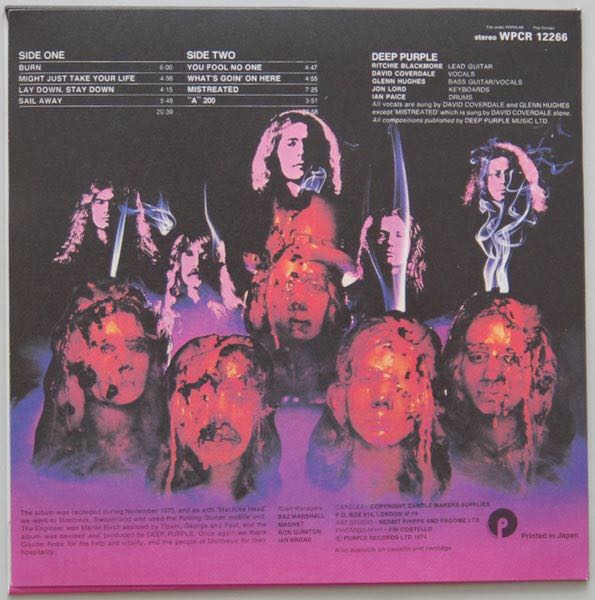 Deep Purple: Burn - Deep Purple (CD) music collectible [Barcode 077779261123] - Main Image 2