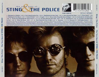 Very Best of Sting & the Police, The - Police, The (CD - 75) music collectible [Barcode 731454042826] - Main Image 2