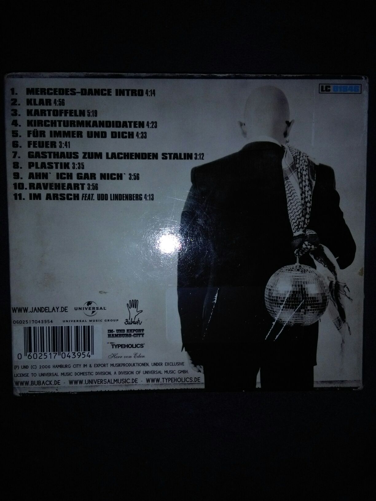 Mercedes Dance - Jan Delay (CD - 46) music collectible [Barcode 602517043954] - Main Image 2