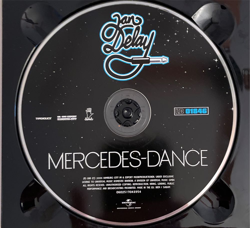Mercedes Dance - Jan Delay (CD - 46) music collectible [Barcode 602517043954] - Main Image 3