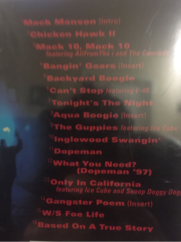 Based On A True Story - Mack 10 (CD) music collectible [Barcode 049925067521] - Main Image 2