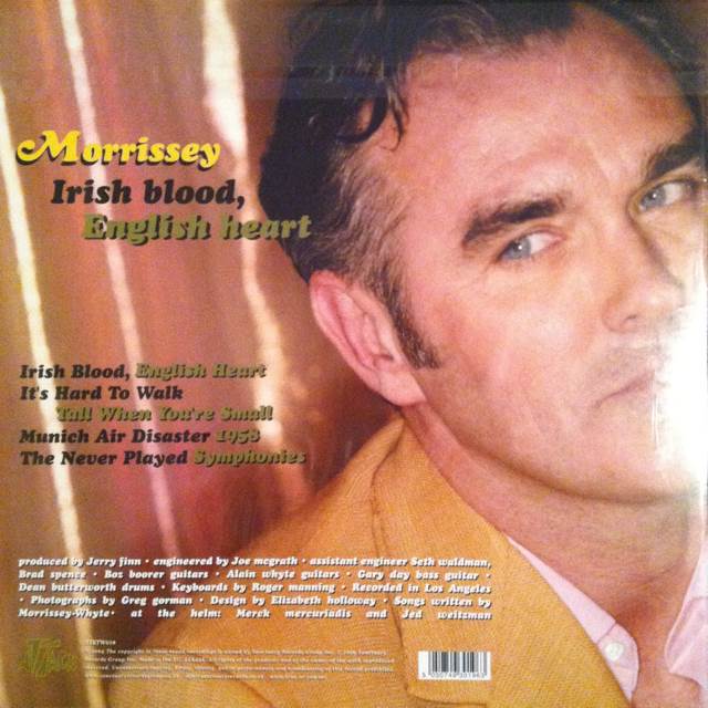 Irish Blood, English Heart - Morrissey (12”) music collectible - Main Image 2