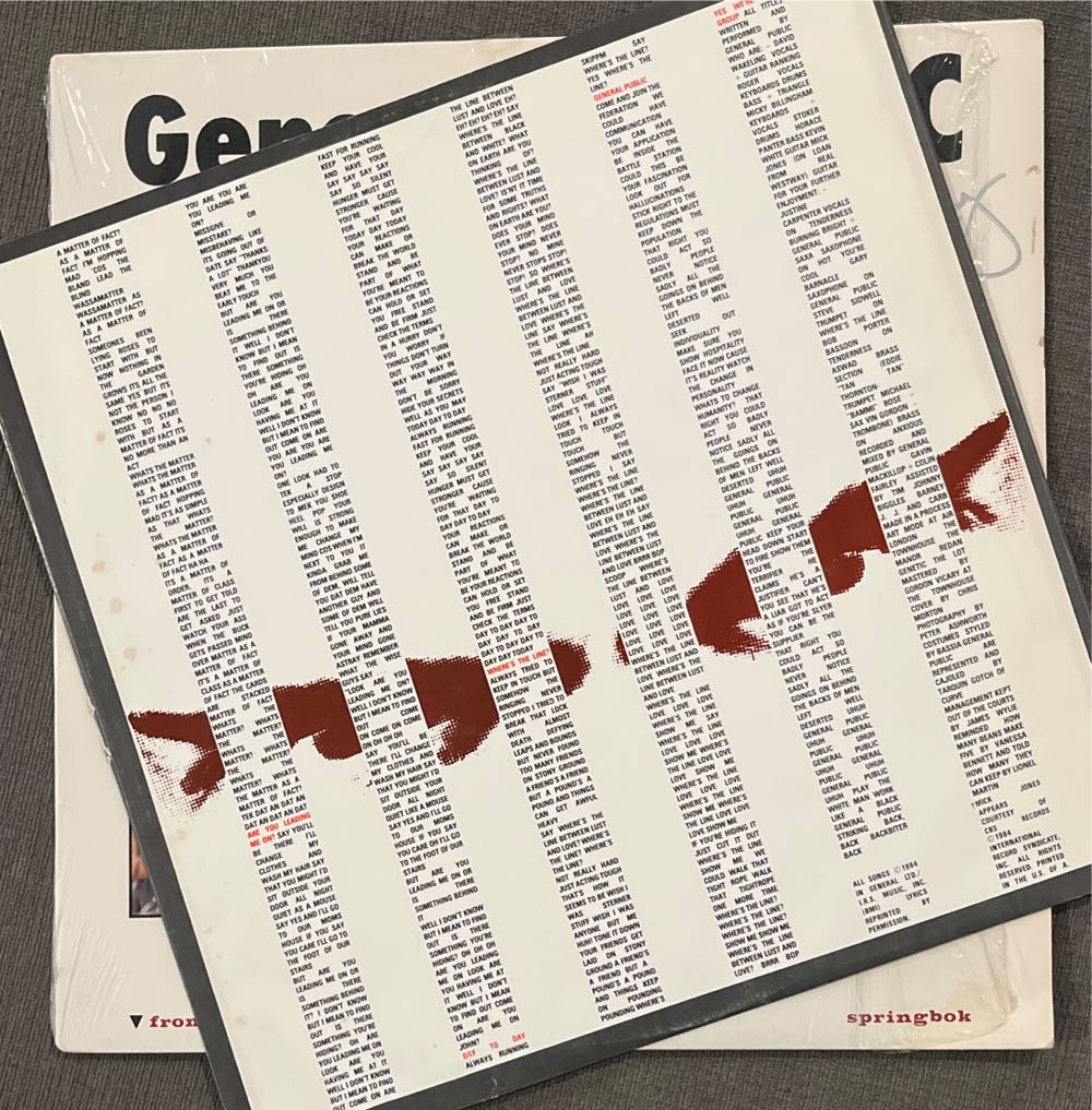 ...All The Rage - General Public (12” - 4048) music collectible - Main Image 4