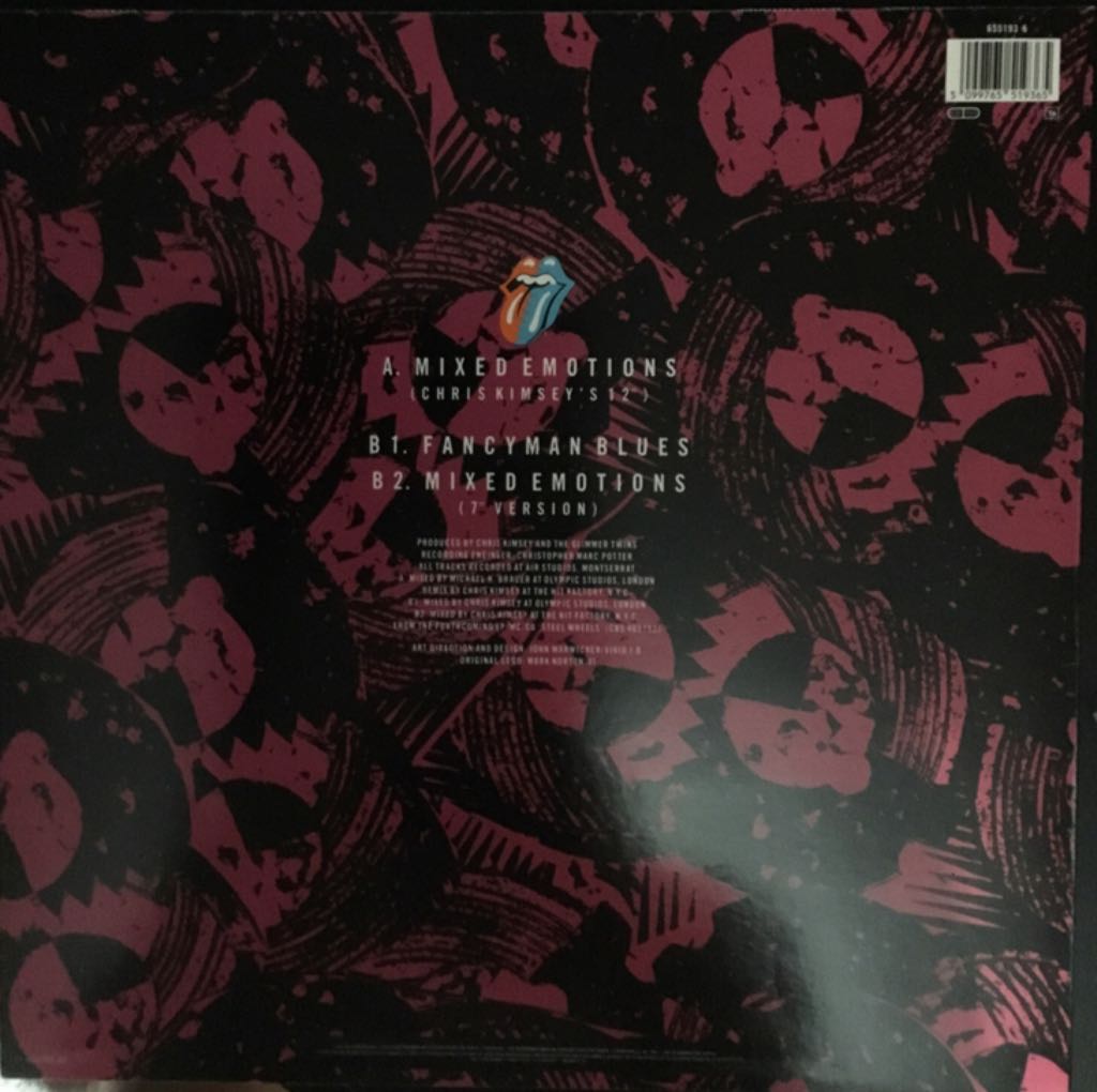 Mixed Emotions - Rolling Stones (12”) music collectible - Main Image 2