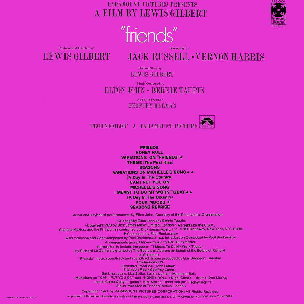 Friends - John, Elton (CD) music collectible - Main Image 2