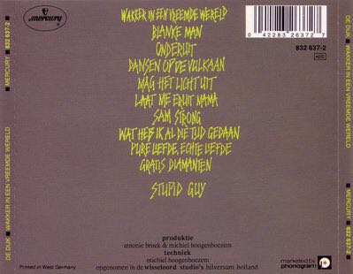 Wakker In Een Vreemde Wereld - De Dijk (CD - 43) music collectible [Barcode 042283263727] - Main Image 2