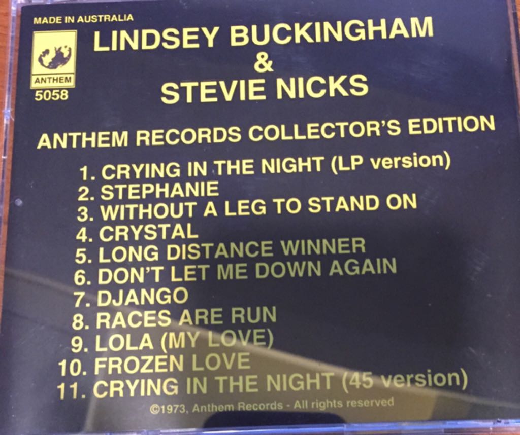 Buckingham Nicks - Buckingham Nicks (12”) music collectible - Main Image 2