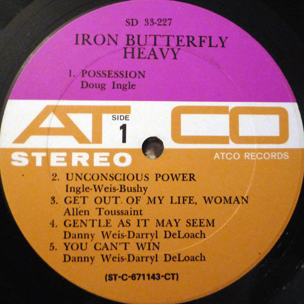 Heavy - Iron Butterfly (12”) music collectible - Main Image 3
