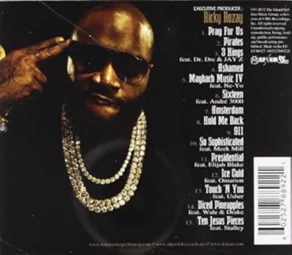 God Forgives I Don’t - Rick Ross (CD - 79) music collectible [Barcode 602527889283] - Main Image 3