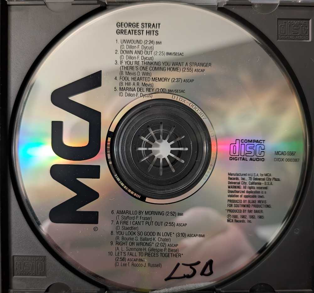 Greatest Hits - Strait, George (CD) music collectible - Main Image 3