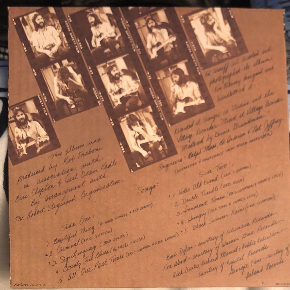 No Reason To Cry - Clapton, Eric (12”) music collectible - Main Image 3