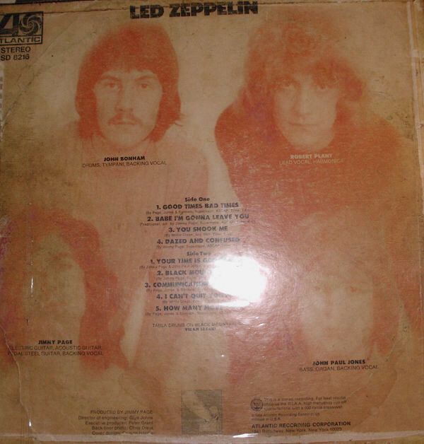 Led Zeppelin I - Led Zeppelin (12”) music collectible - Main Image 2