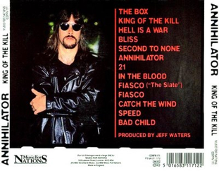 King Of The Kill - Annihilator (CD - 7412) music collectible [Barcode 5016583117122] - Main Image 2