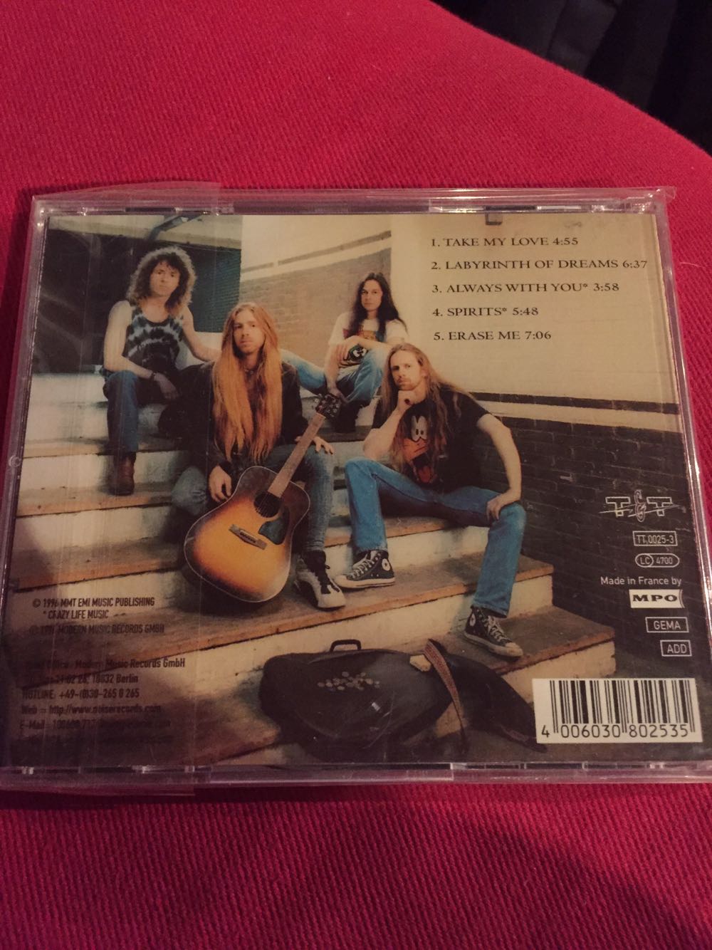 Primal Instinct - Elegy (CD) music collectible [Barcode 4006030802535] - Main Image 2