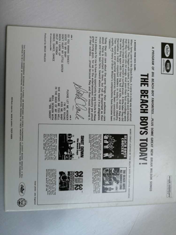 Beach Boys Today! - Beach Boys (SACD) music collectible - Main Image 2