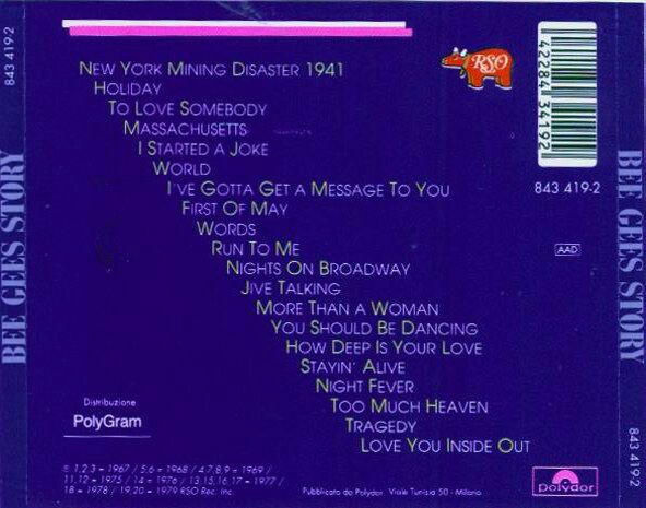 Bee Gees Story - Bee Gees music collectible [Barcode 9312749151020] - Main Image 2