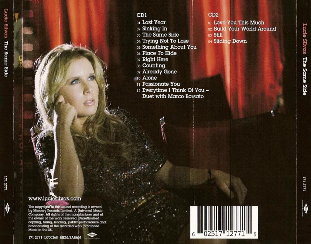 The Same Side - Silvas, Lucie (CD - 49) music collectible [Barcode 602517123410] - Main Image 2