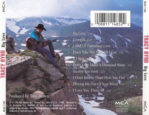 Big Love - Tracy Byrd (CD - 32) music collectible - Main Image 2
