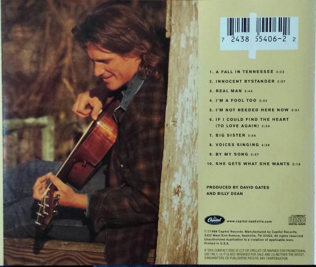 Real Man - Billy Dean (CD) music collectible [Barcode 5186405540688] - Main Image 2