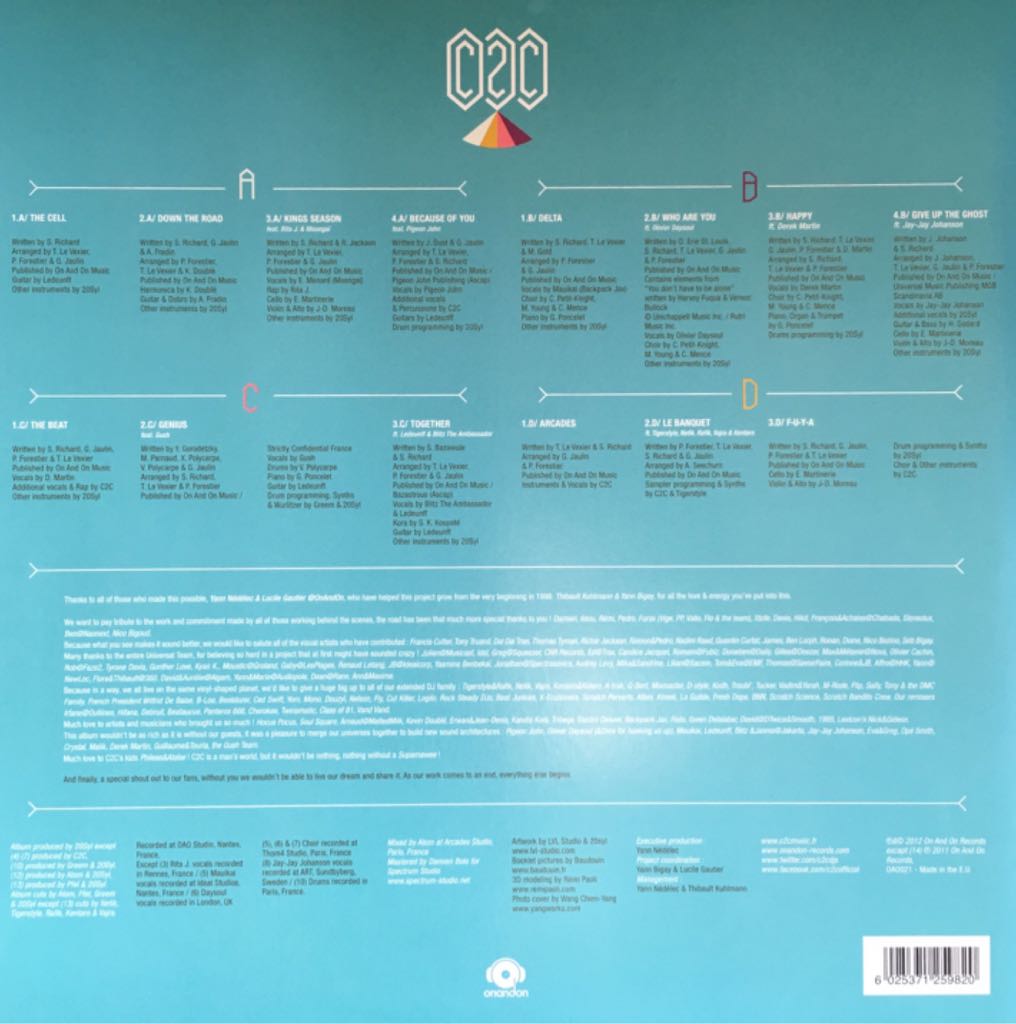 Tetra - C2C (12”) music collectible [Barcode 6025371259820] - Main Image 2