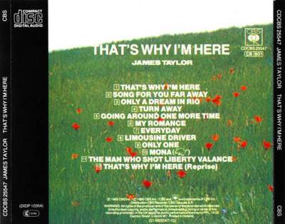 That’s Why I’m Here - Taylor, James (12”) music collectible [Barcode 5099746249113] - Main Image 2