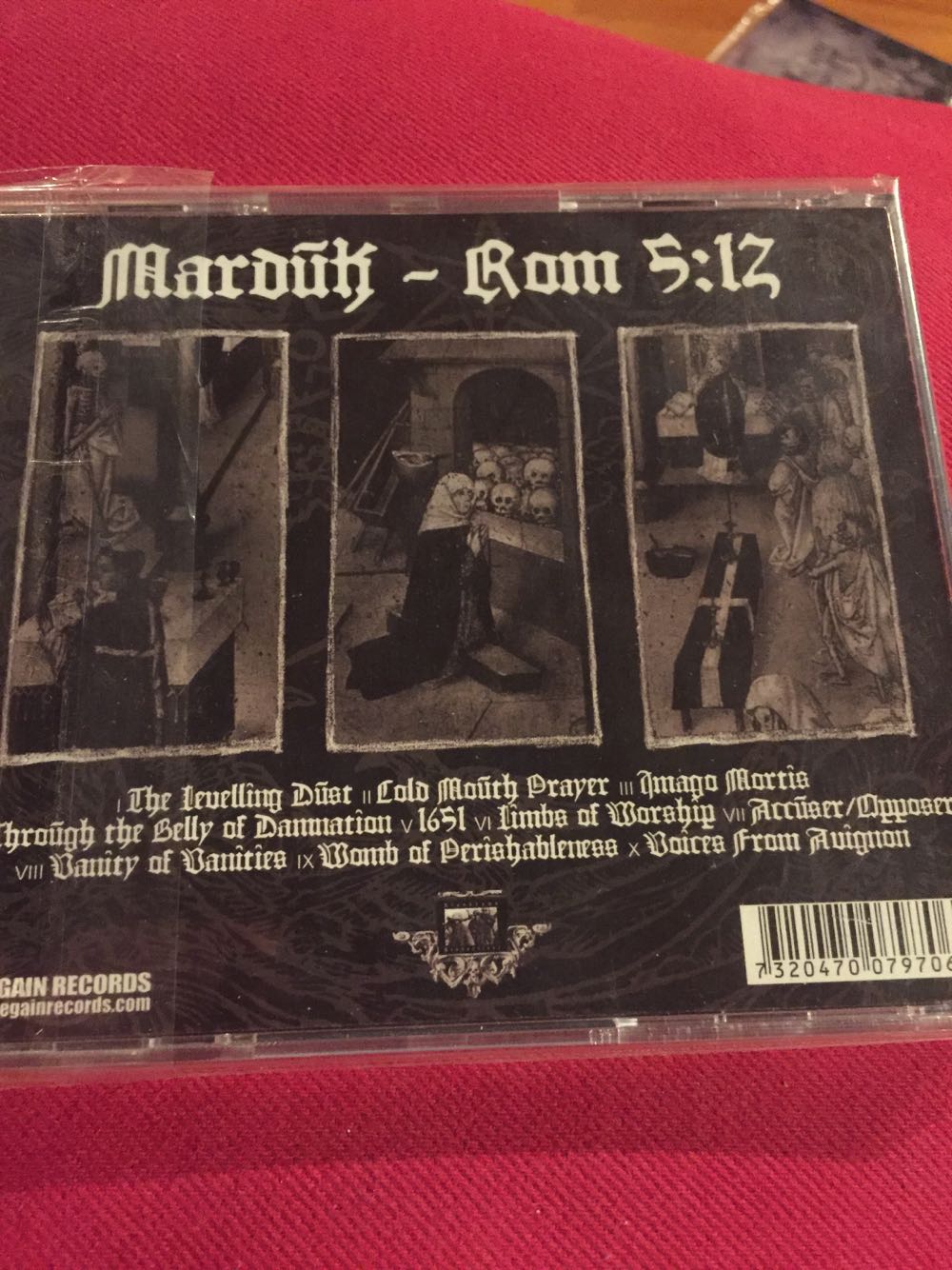 Rom 5:12 - Marduk (CD - 55:28) music collectible [Barcode 7320470079706] - Main Image 2