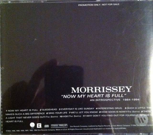 Now My Heart Is Full An Introspective - Morrissey (CD) music collectible - Main Image 2
