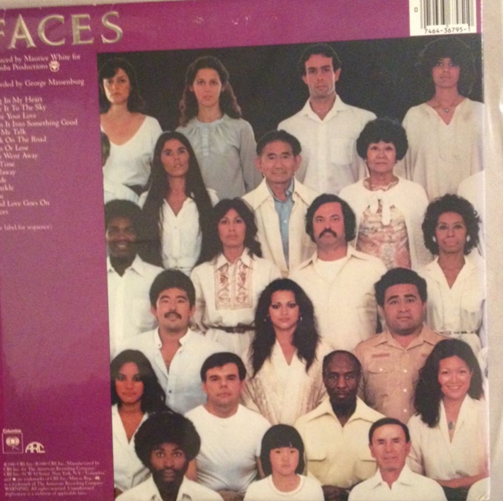 Faces - Earth, Wind & Fire (12”) music collectible - Main Image 2