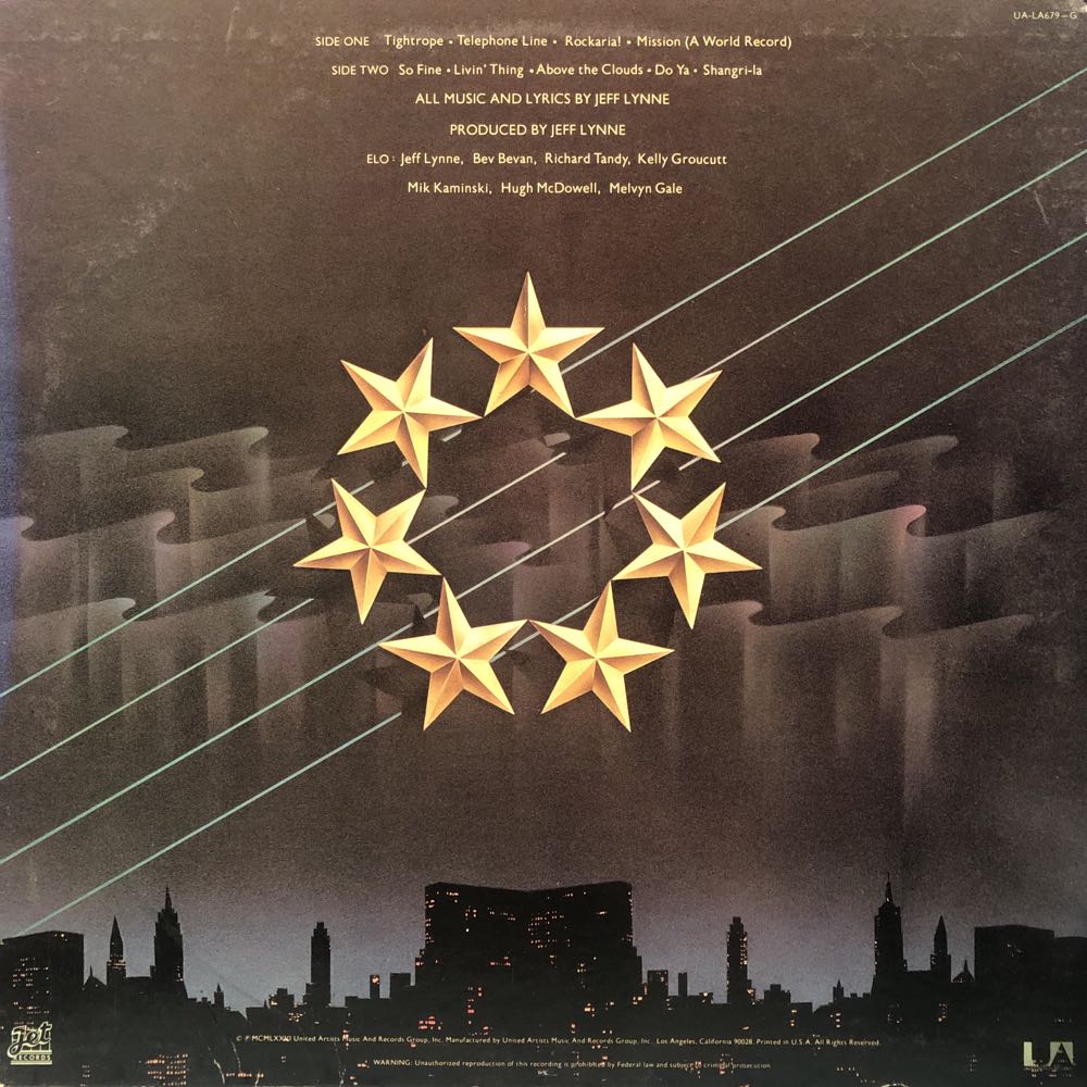 A New World Record - Electric Light Orchestra (12”) music collectible - Main Image 2