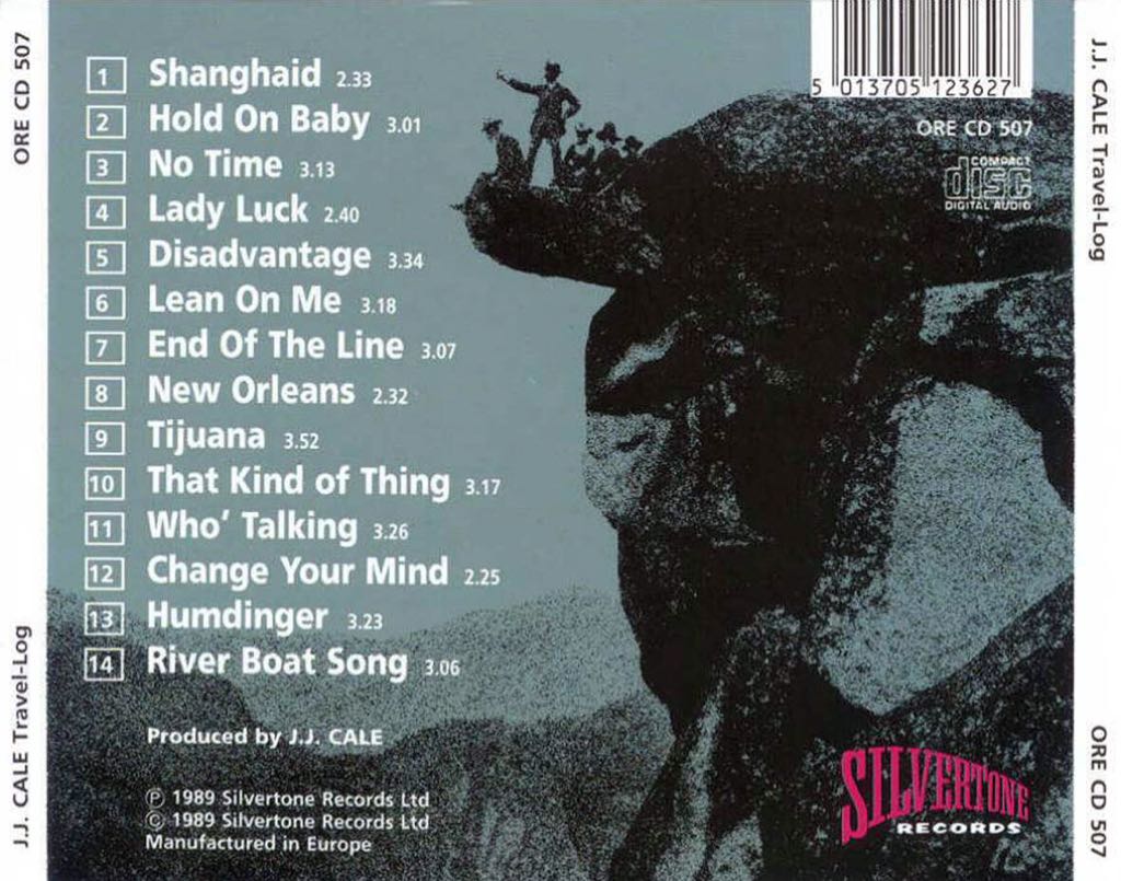 Travel Log - Cale J.J. (Cassette) music collectible - Main Image 2