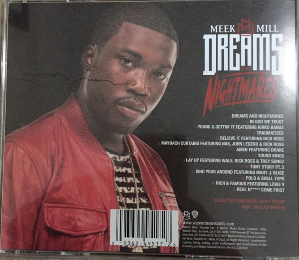 Dreams And Nightmares - Meek Mill (12”) music collectible [Barcode 093624951728] - Main Image 2