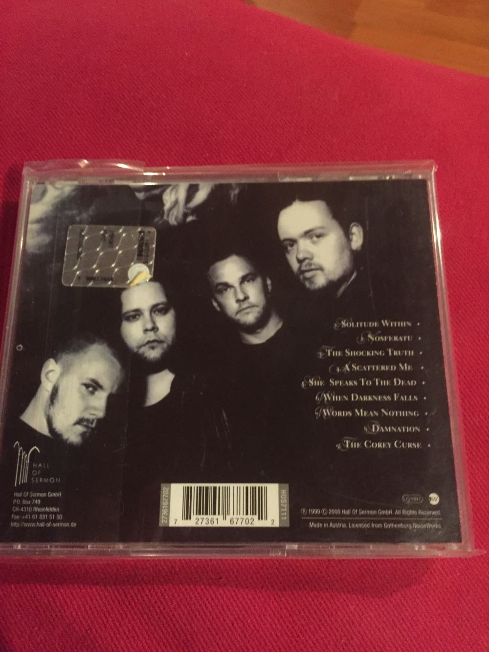 Solitude, Dominance, Tragedy - Evergrey (CD - 49) music collectible [Barcode 727361677022] - Main Image 2