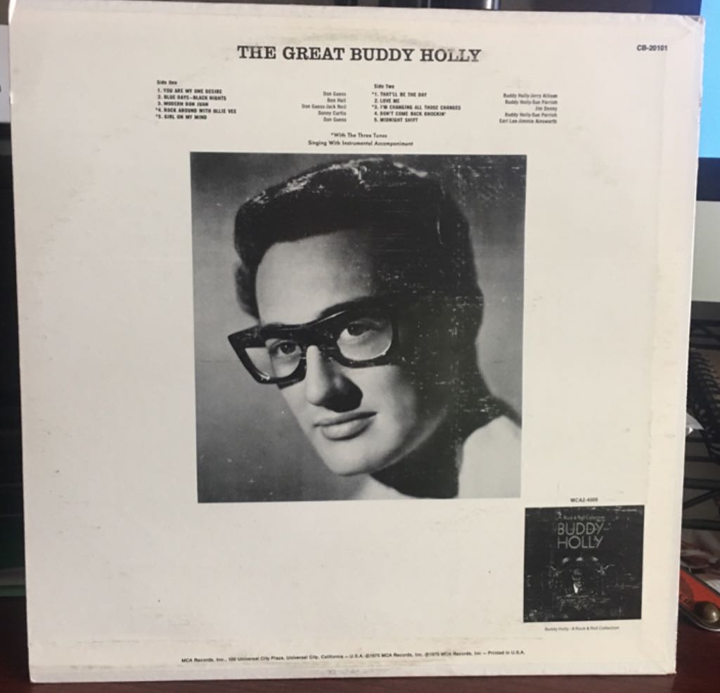 The Great Buddy Holly - Holly, Buddy (12”) music collectible - Main Image 2