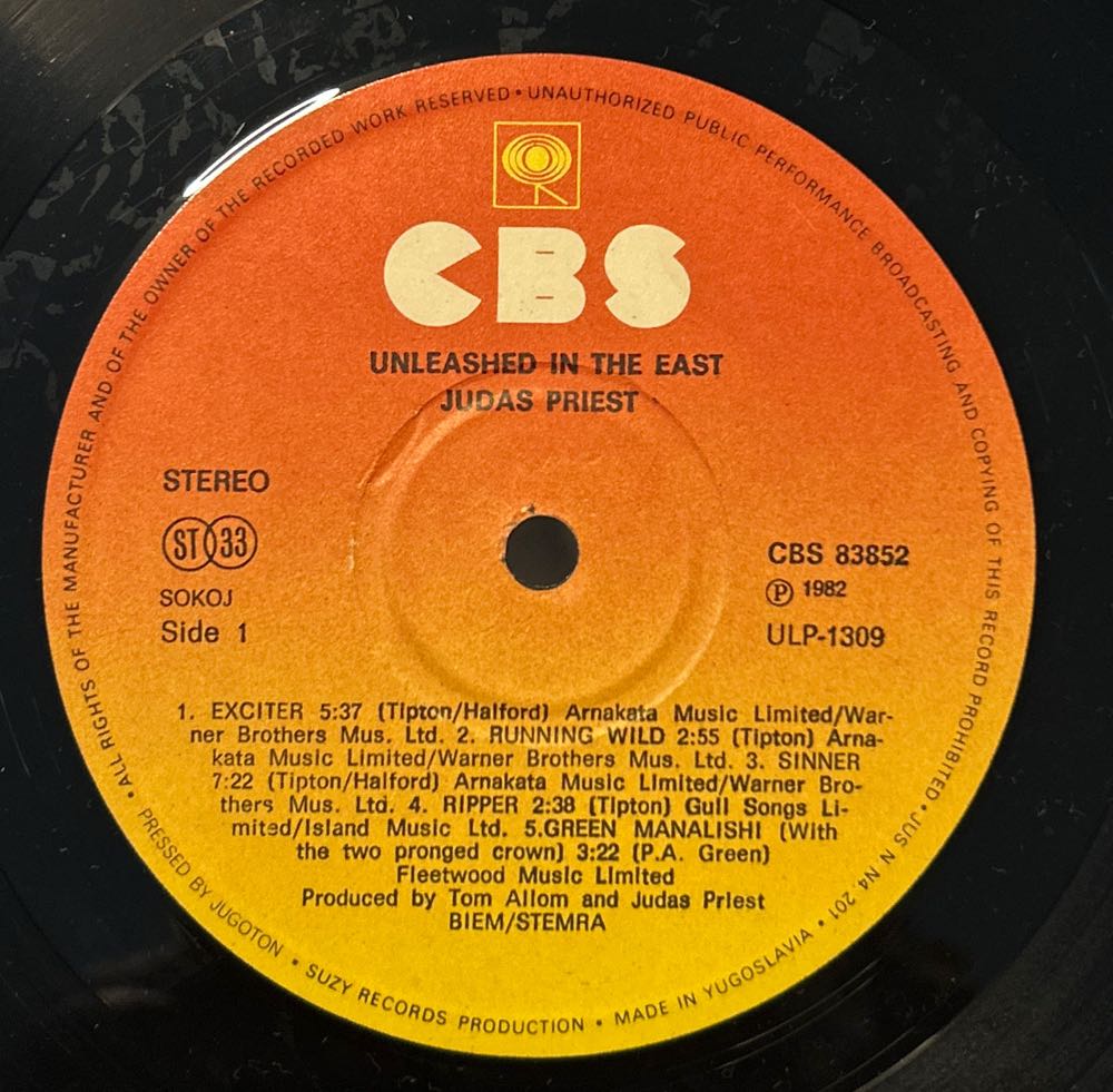 Unleashed In The East - Judas Priest (60) music collectible - Main Image 3