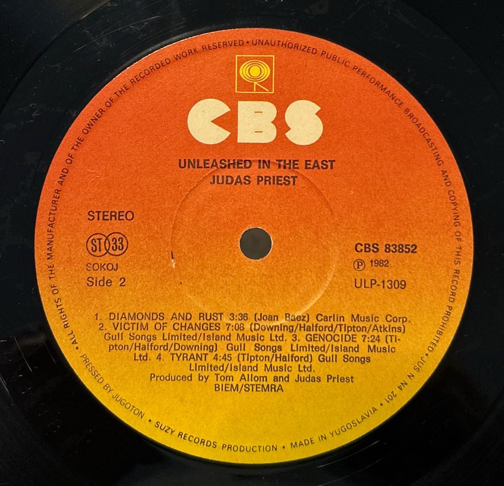 Unleashed In The East - Judas Priest (60) music collectible - Main Image 4