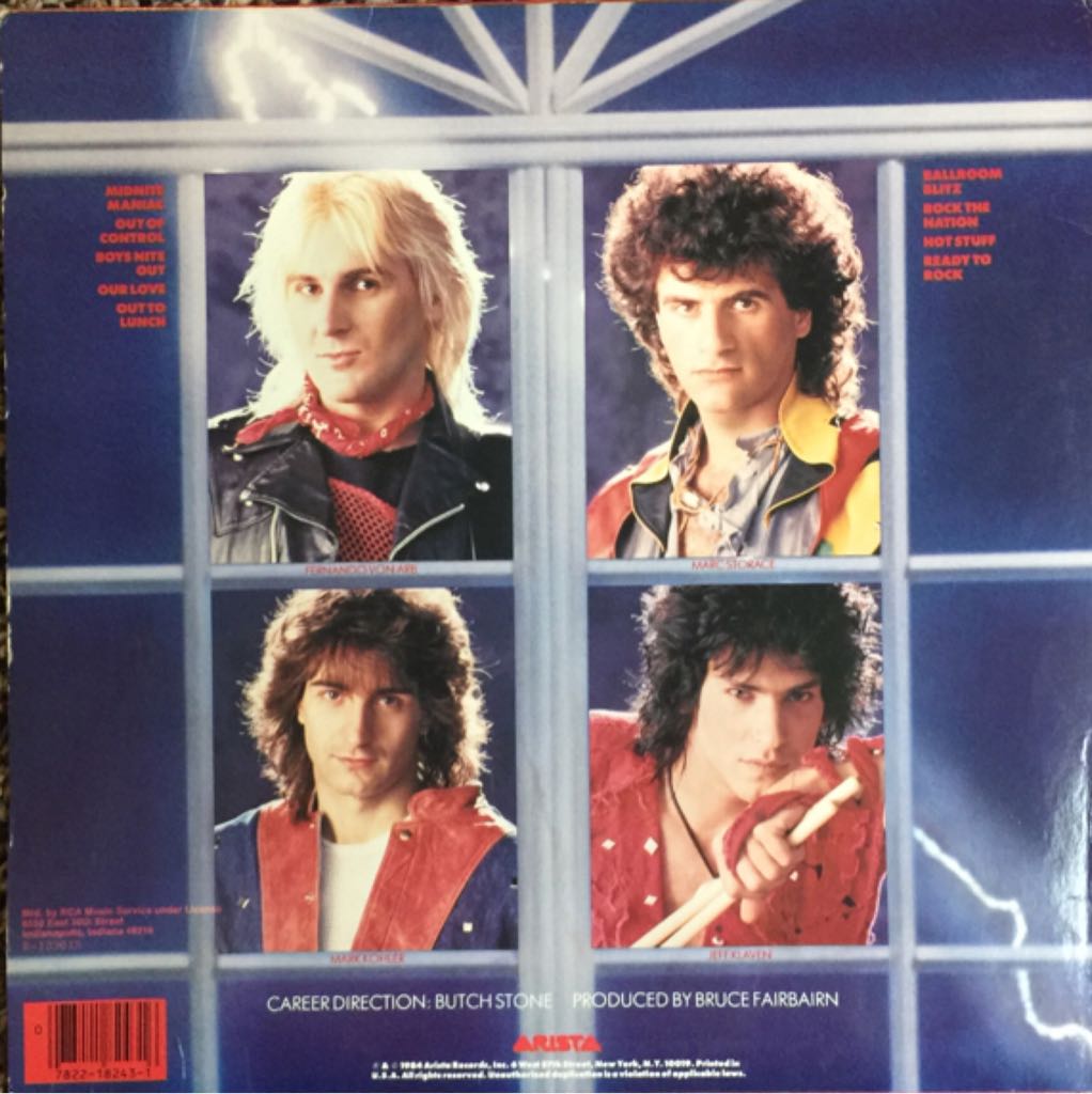 The Blitz - Krokus (12”) music collectible [Barcode 078221824316] - Main Image 2