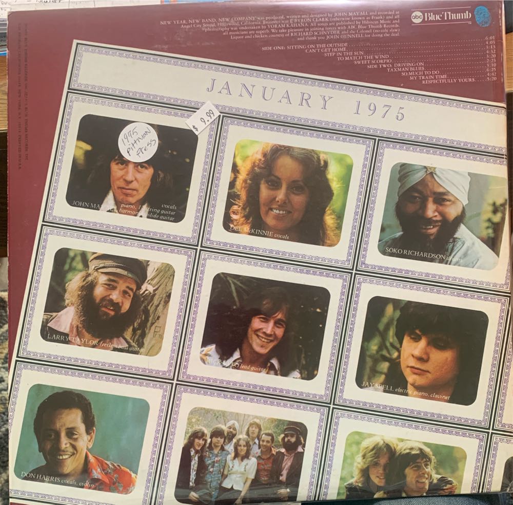 New Year New Band New Company - Mayall, John (12”) music collectible - Main Image 2