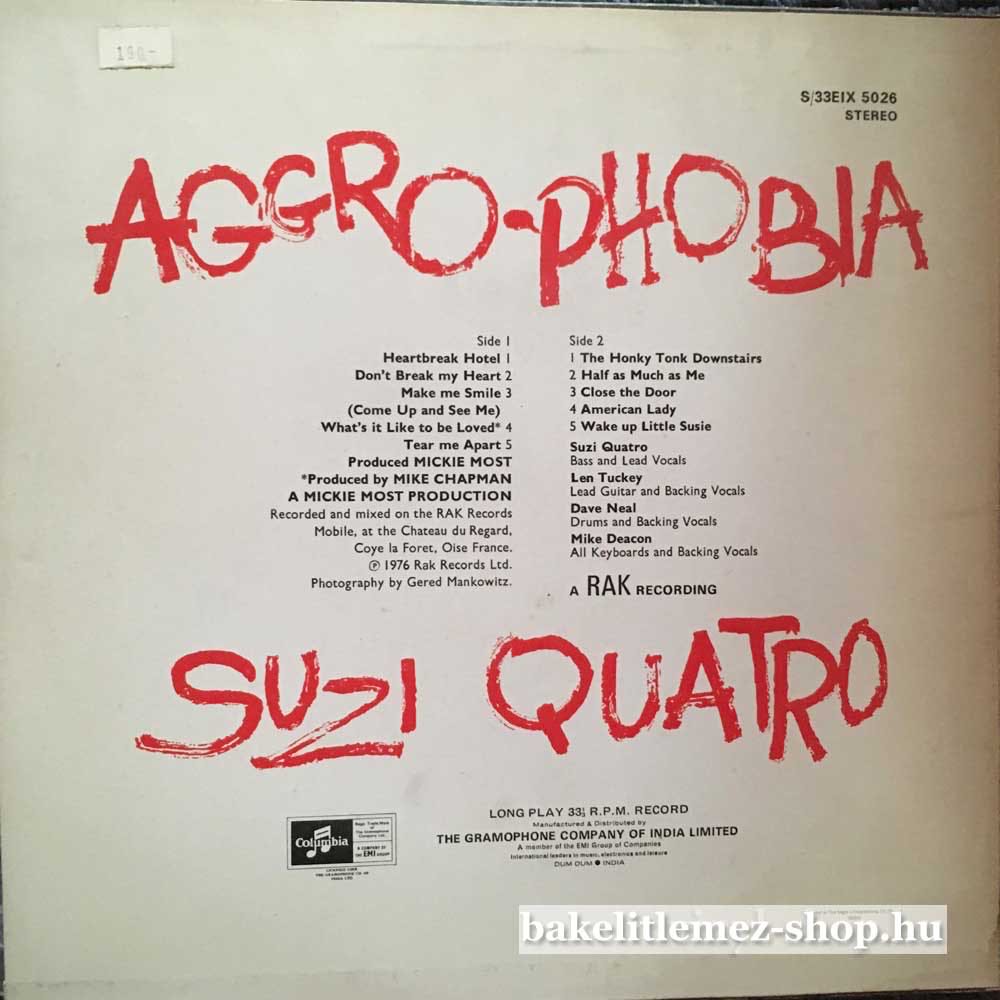 Aggro Phobia - Quatro, Suzi (12” - 32) music collectible - Main Image 2