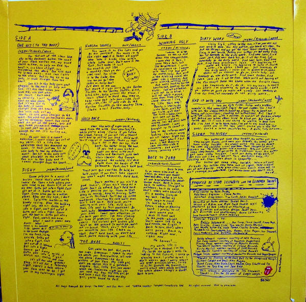 Dirty Work - Rolling Stones, The (12”) music collectible [Barcode 602527147307] - Main Image 4