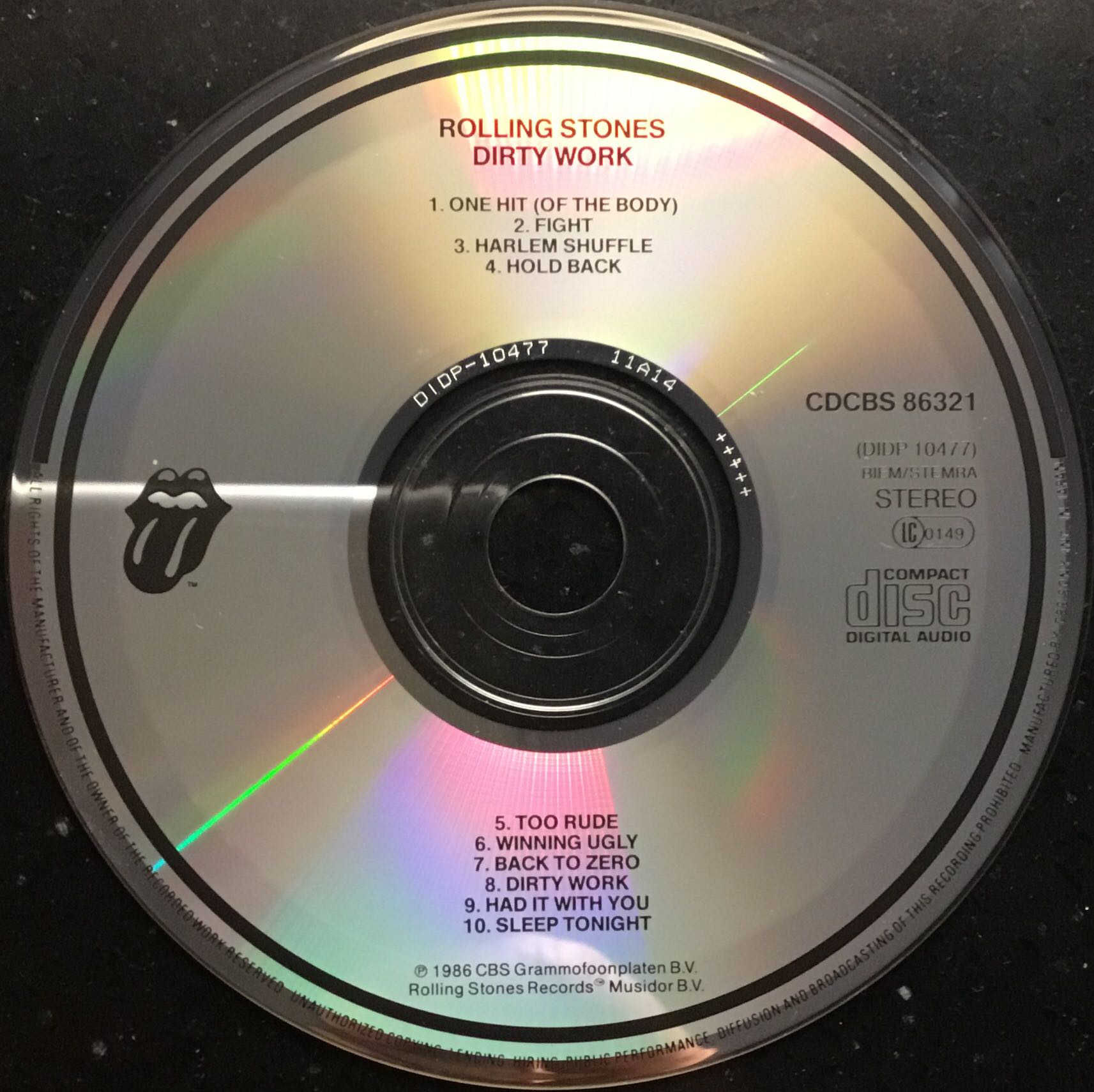 Dirty Work - Rolling Stones, The (CD - 40) music collectible - Main Image 4