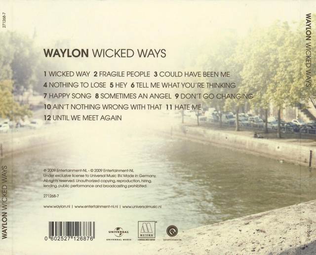 Wicked Ways - Waylon (CD) music collectible - Main Image 2