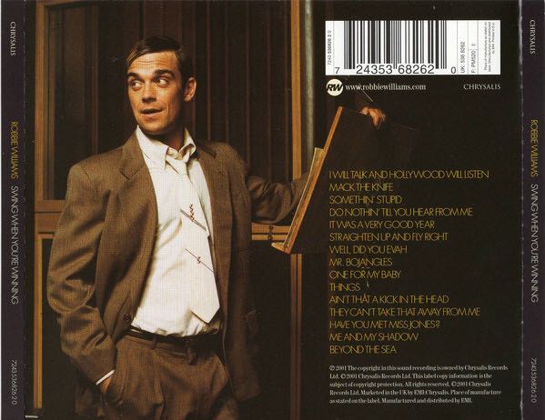Swing When You’re Winning Bonus - Robbie Williams (CD - 53) music collectible [Barcode 724353682620] - Main Image 3