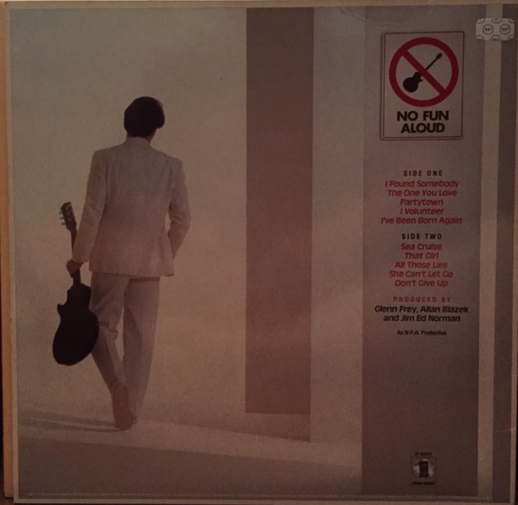 No Fun Aloud - Frey, Glenn (12”) music collectible - Main Image 2