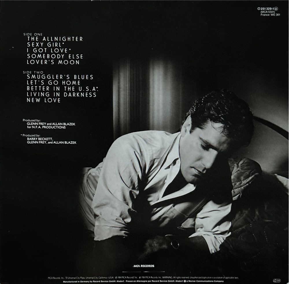 Allnighter, The - Eagles - Frey, Glenn (CD) music collectible [Barcode 008811900922] - Main Image 2