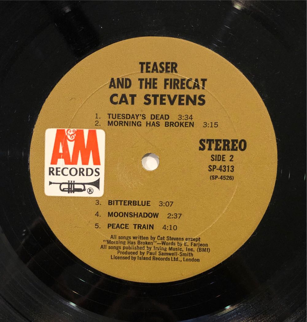 Teaser And The Firecat - Cat Stevens (12” - 33) music collectible [Barcode 731454688512] - Main Image 4