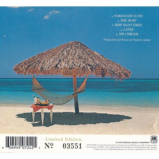 Foreigner - Stevens, Cat (12” - 37) music collectible [Barcode 731454688727] - Main Image 2